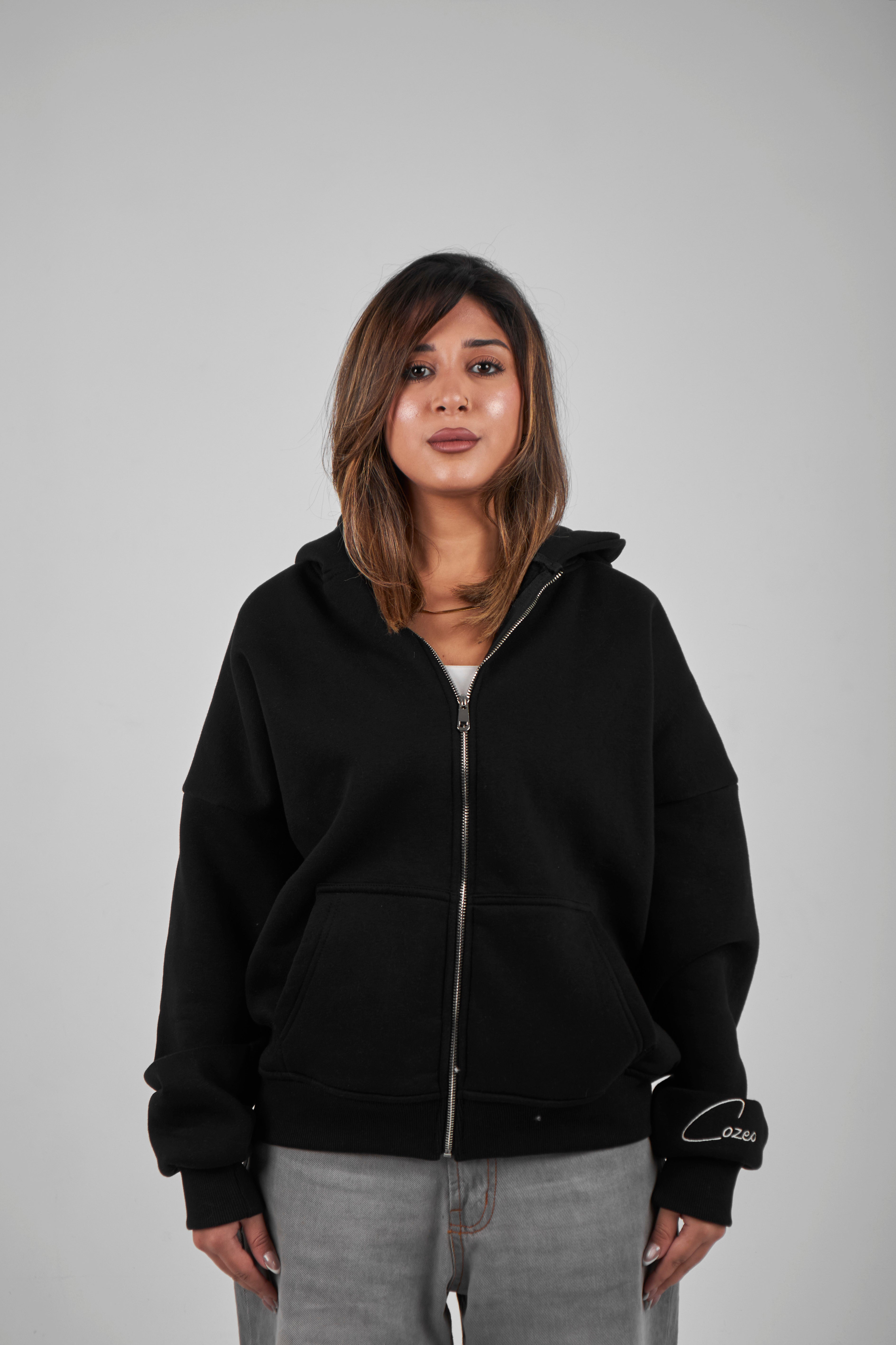 COZEO ZIP-UP – BLACK