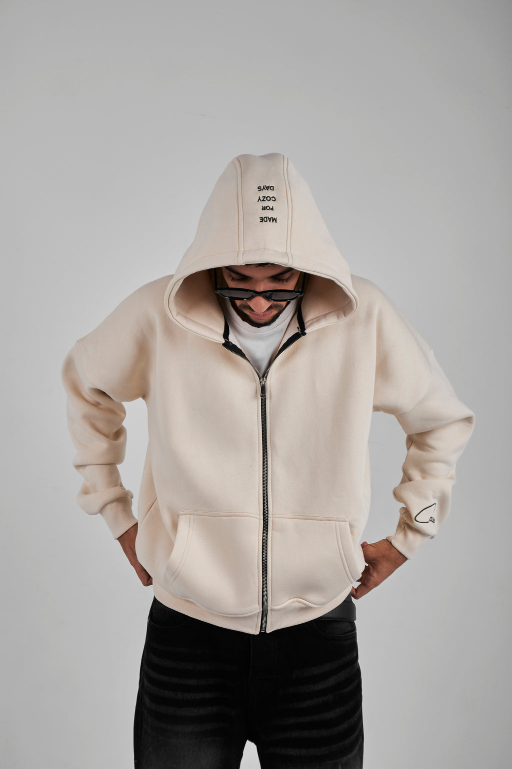 COZEO ZIP-UP – CREAMY