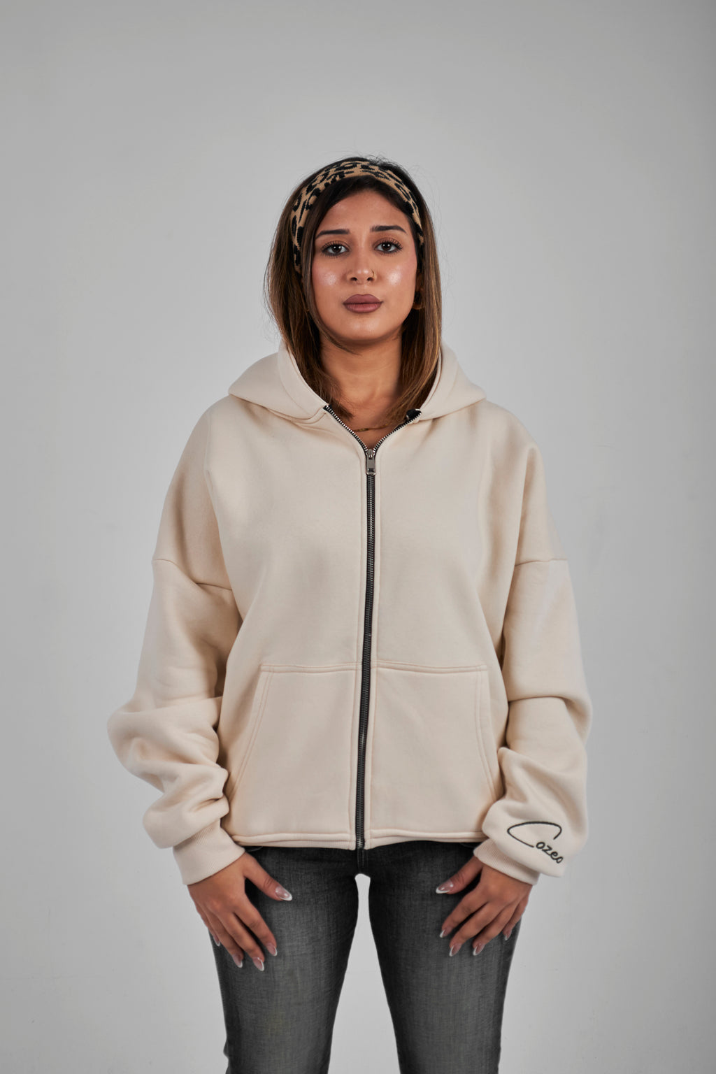 COZEO ZIP-UP – CREAMY