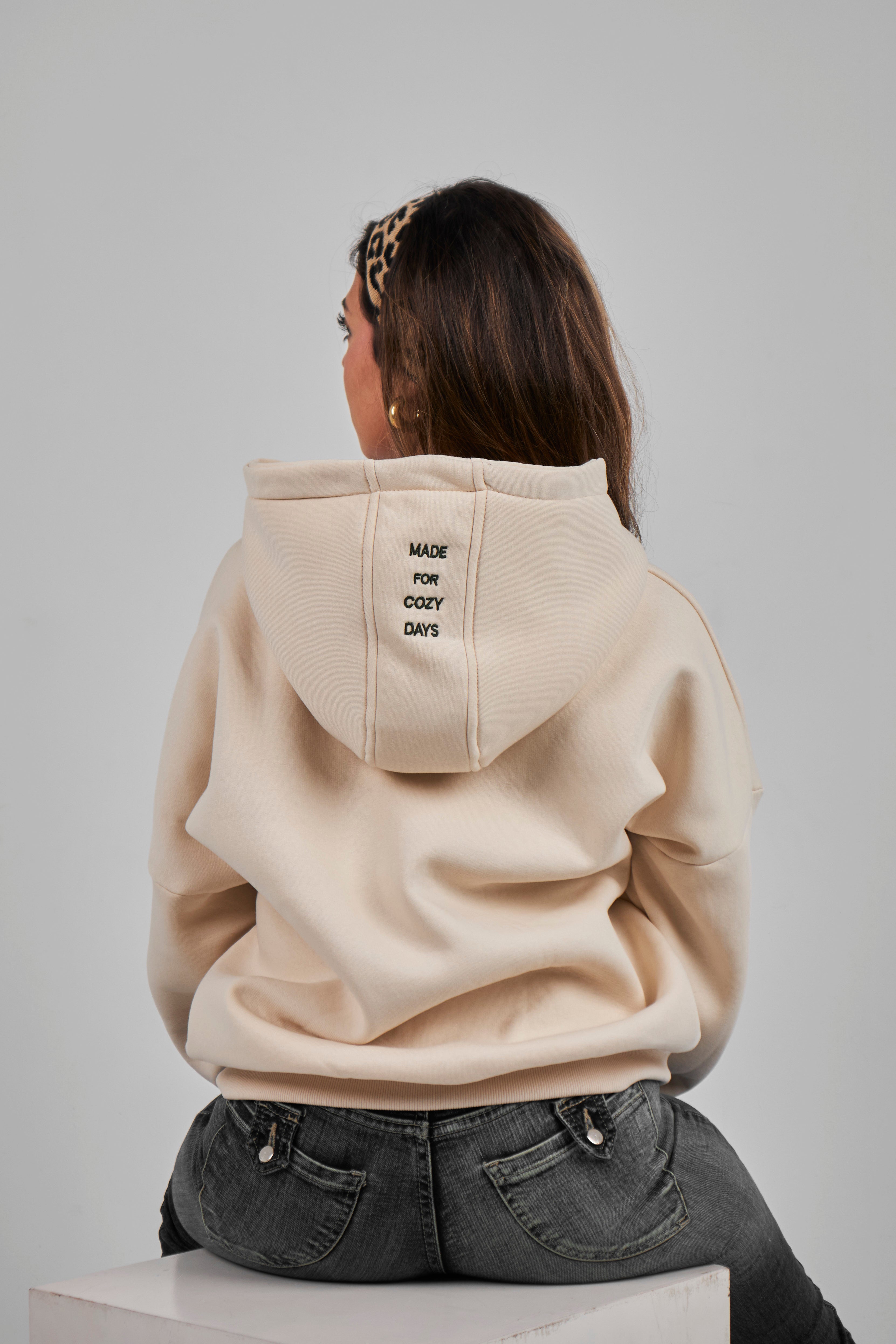 COZEO ZIP-UP – CREAMY